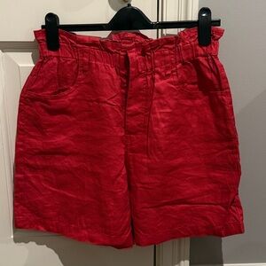 United Colors of Benetton Red Women's Shorts